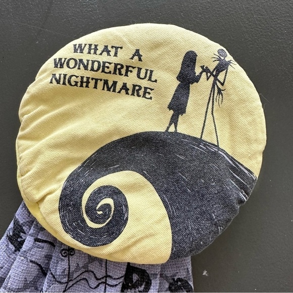 What A Wonderful Nightmare Hand Towels Set of 2 NBC Halloween Purple Disney Jack - Picture 2 of 9